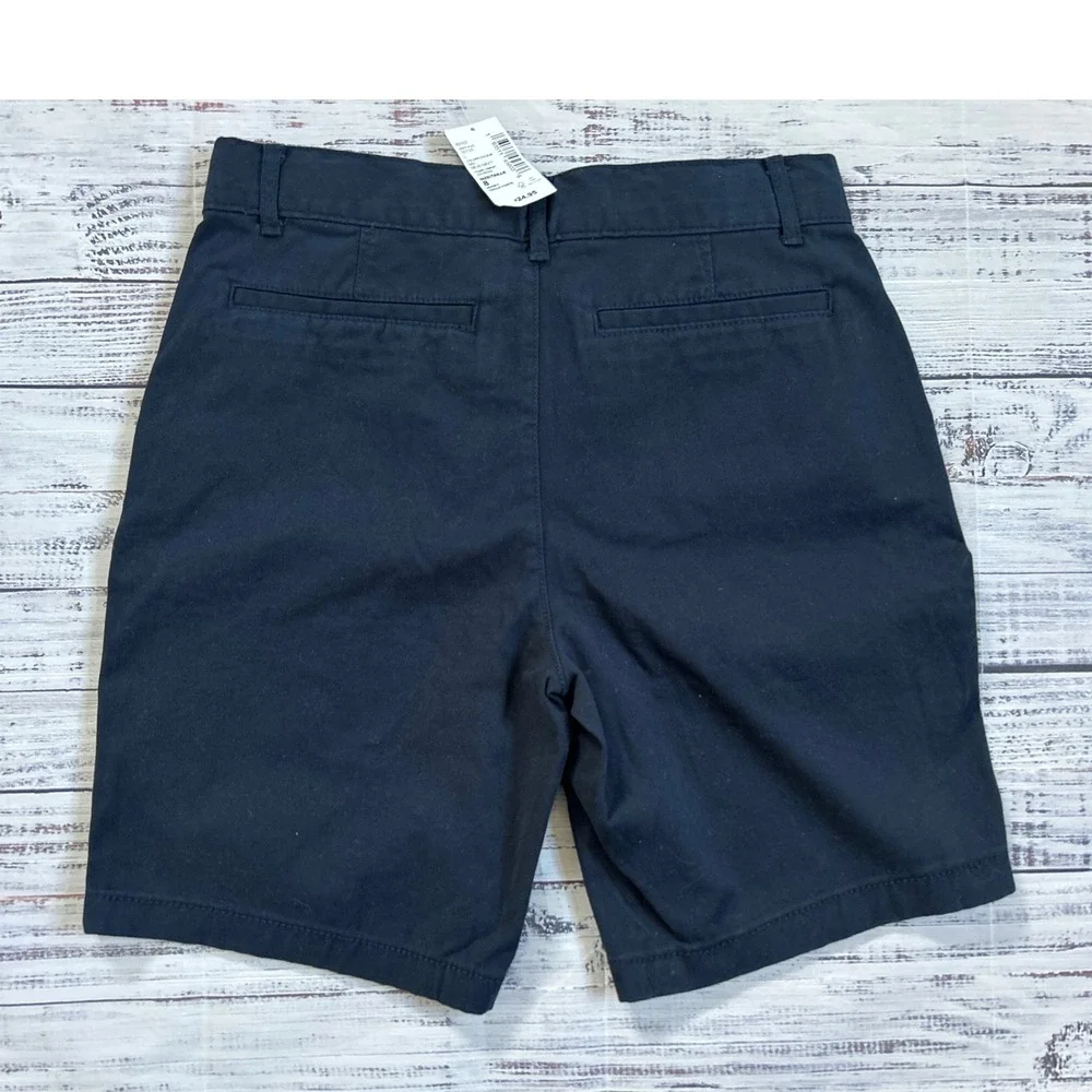 The Childrens Place Boys Chino‎ Shorts New Navy Stretch Husky Size 8